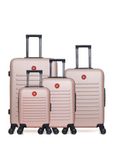 Lot de 4 valises grand format, weekend, cabine et cabine XXS WIL
