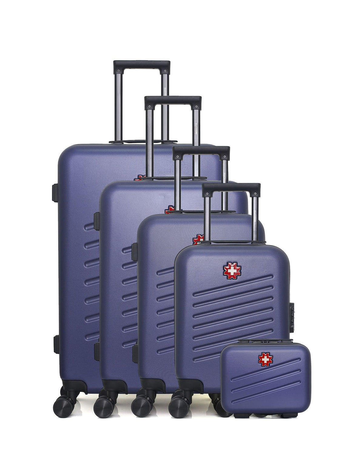 Set de 3 valises Swiss Kopper - set de 5 abs zurich-u 75 cm - marine Set de 3 valises Swiss Kopper - set de 5 abs zurich-u 75 cm - marine
