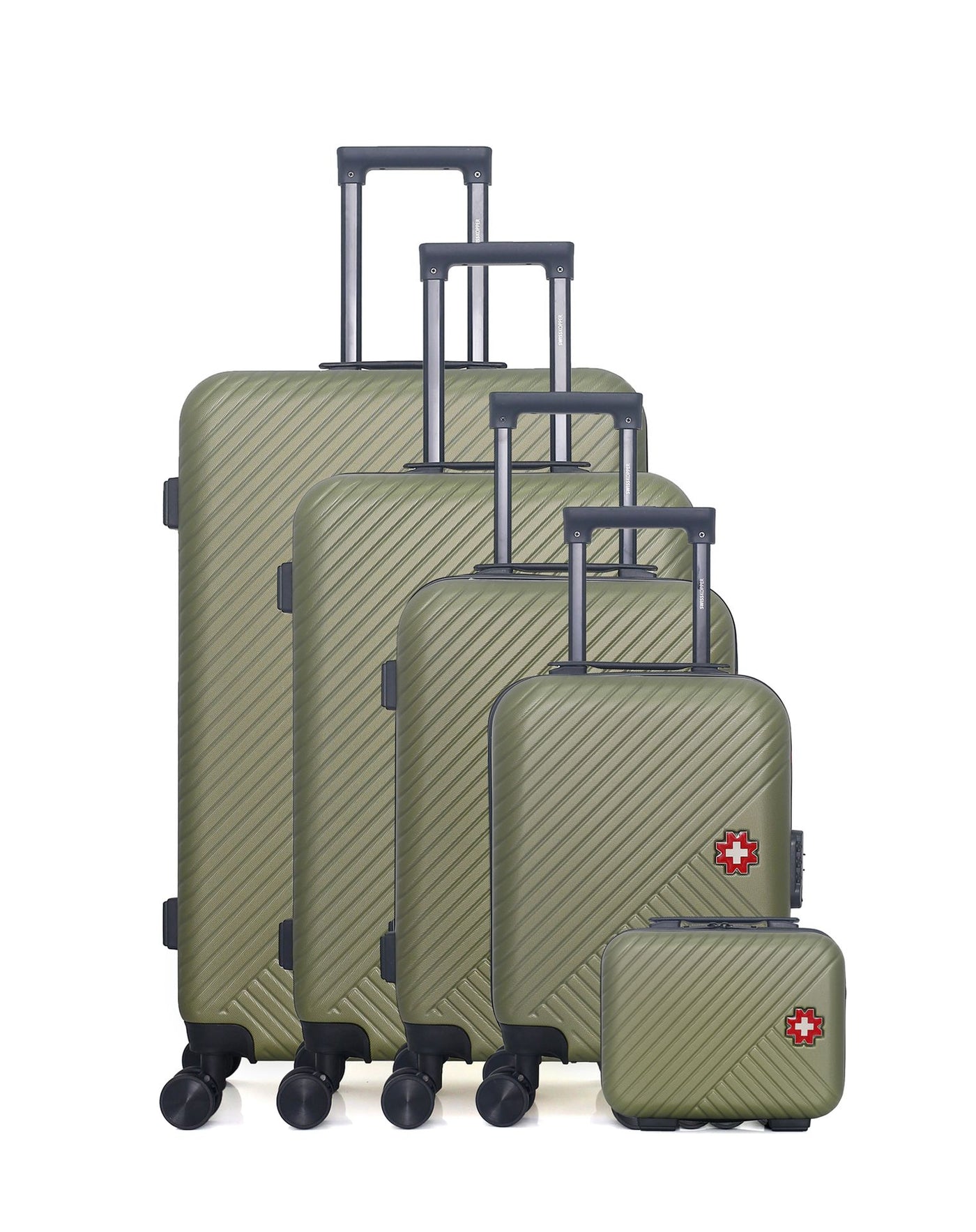Set De 5 Cannes ABS RÜTI-U 75 Cm - SWISS KOPPER - Neuves - Fabriqué En Chine